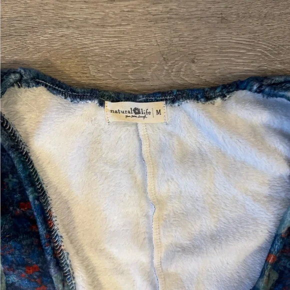 Natural Life Women’s Fleece oversized onesie pajamas - Picture 2 of 6